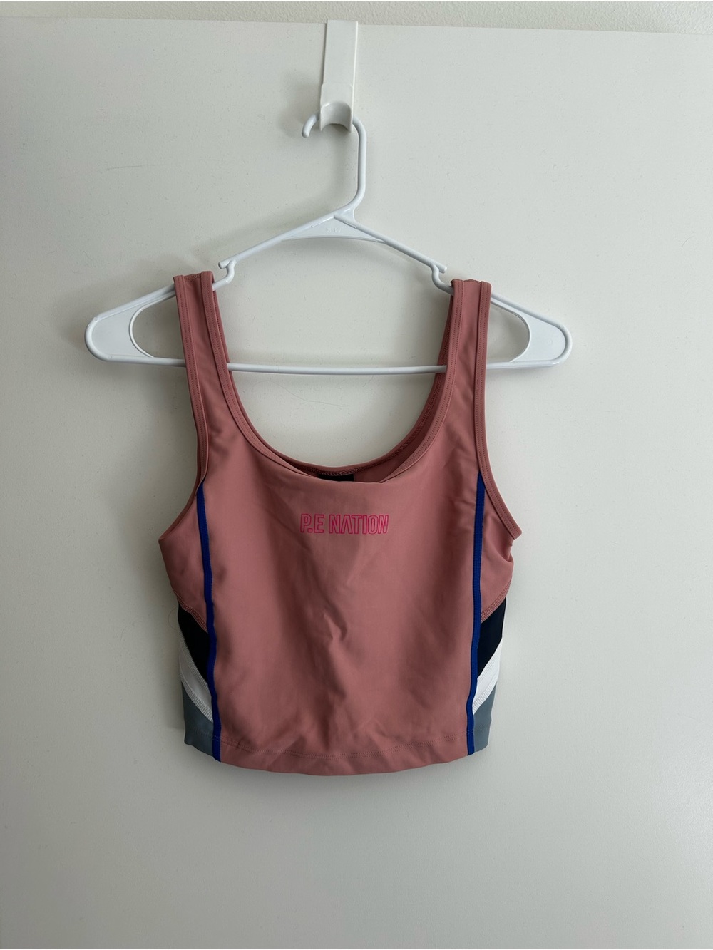 P.E Nation XS Women's Pink Crop Tank Top